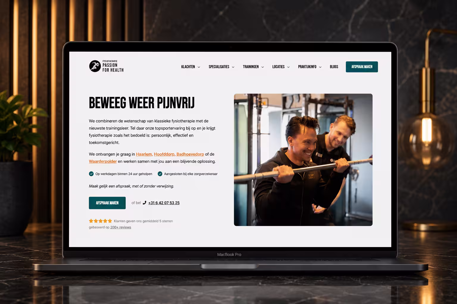 Case study - Fysiotherapie Passion for Health